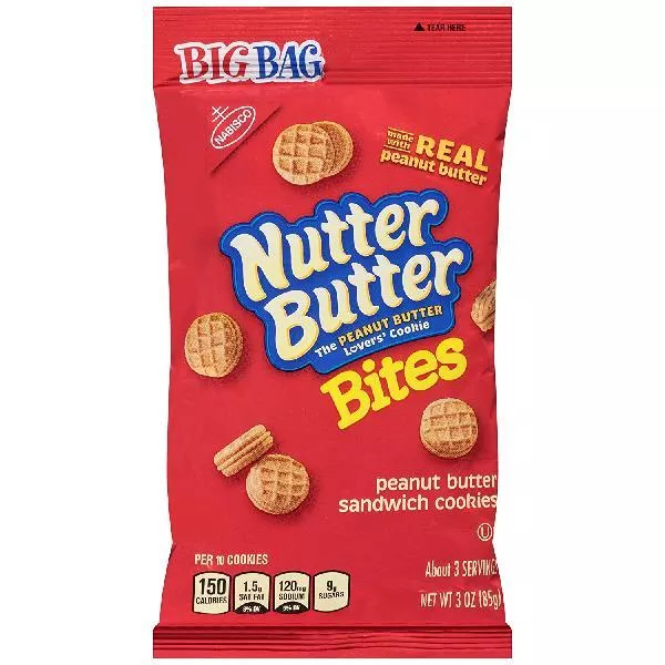Mondelez Foodservice Nutter Butter Bites 3 Ounce Size - 36 Per Case