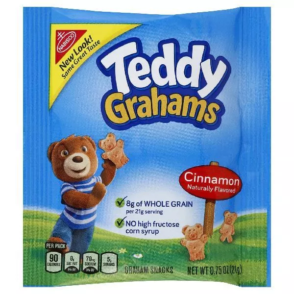 Mondelez Foodservice Teddy Grahams Cinnamon 0.75 Ounce Size - 150 Per Case
