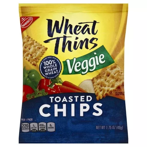 Mondelez Foodservice Wheat Thins Tstd Chps Vegetable 1.75 Ounce Size - 60 Per Case
