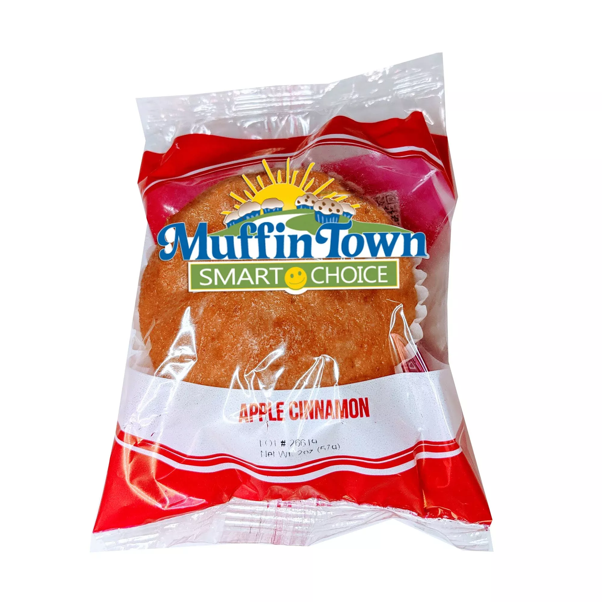 Muffin Town Smart Choice Apple Cin Muffin 2 Ounce Size - 72 Per Case