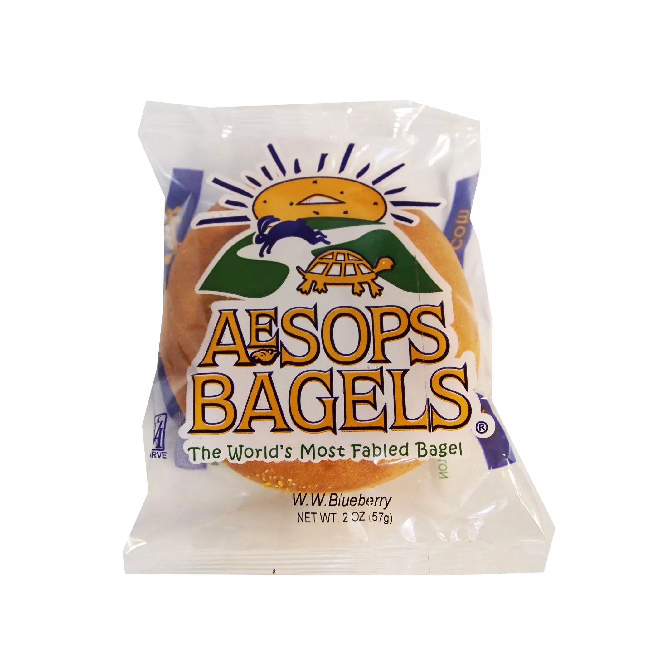 Muffin Town Wh Blueberry Bagels Sliced 9 Pound Each - 1 Per Case