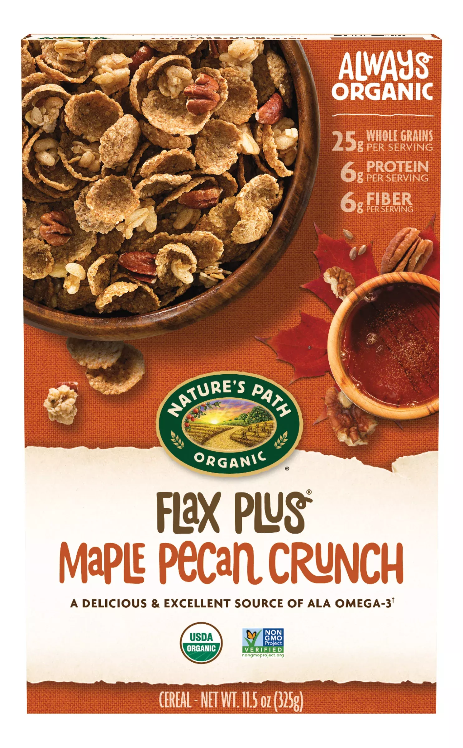 Nature's Path Nature's Path Flax Plus Maplepecan 11.5 Ounce Size - 12 Per Case