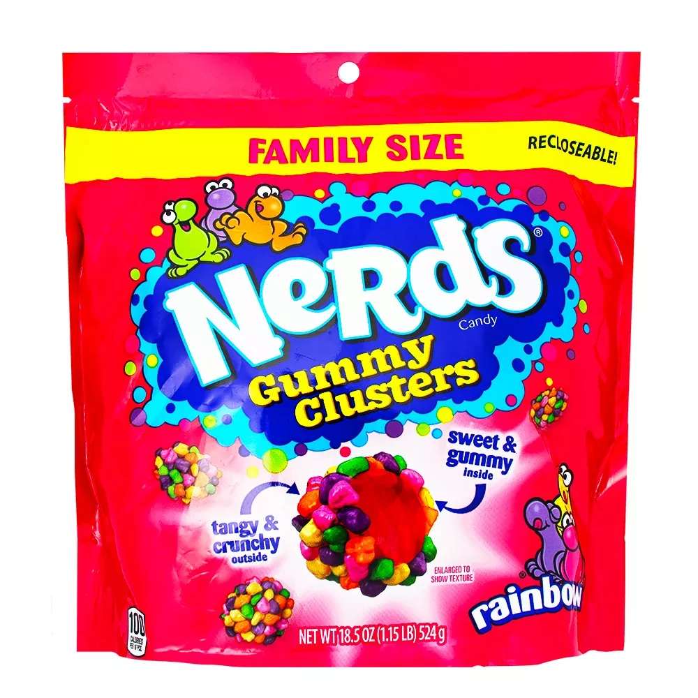Nerds Gummy Clusters Rainbow Family Size - 18.5oz