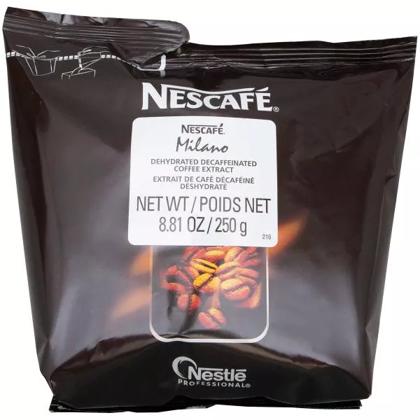Nestle Professional Nescafe Milano Decaffeinated 250 Grams Each - 4 Per Case