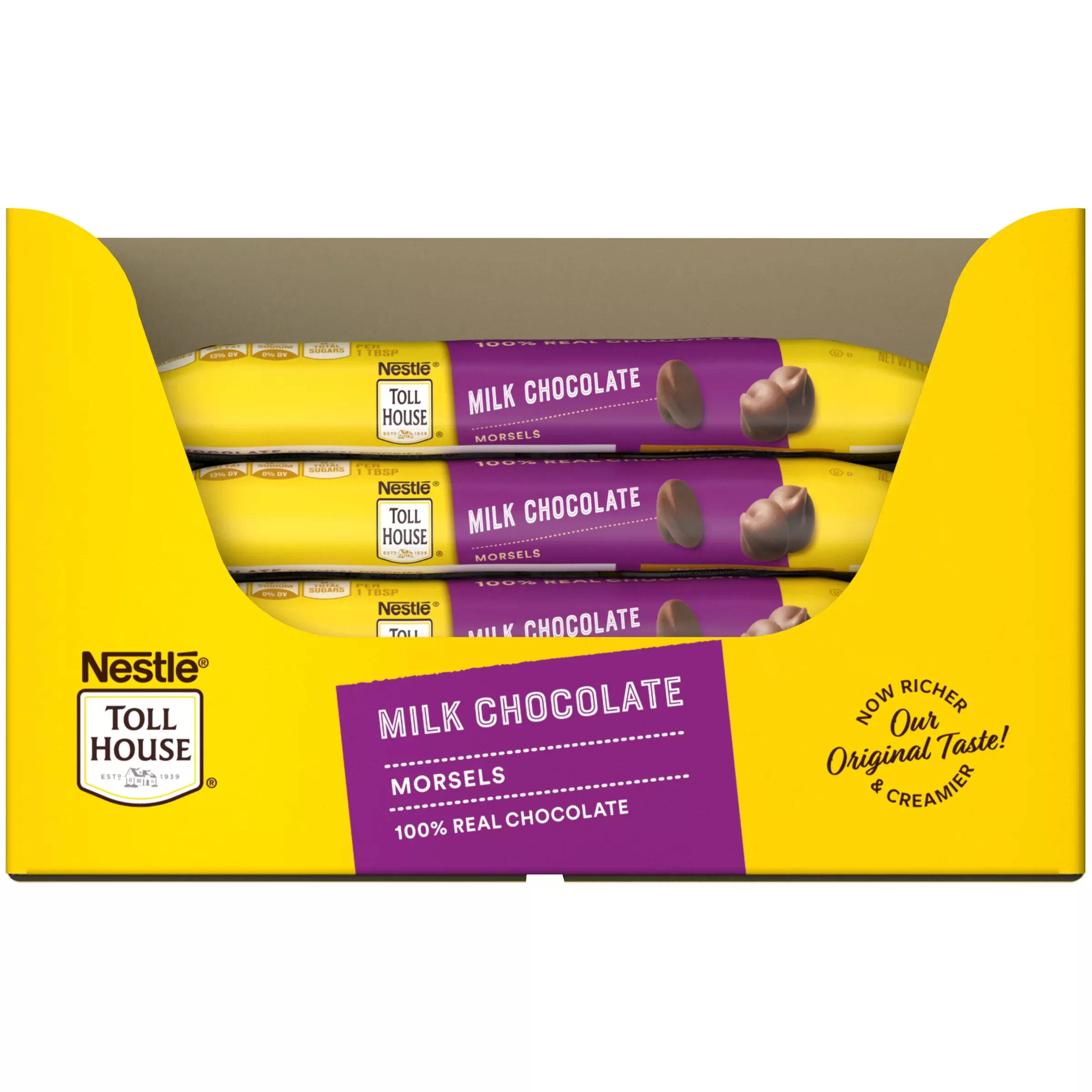 Nestle Retail Nestle Toll House Milk Chocolate Morsels Bags 11.5 Ounce Size - 12 Per Case