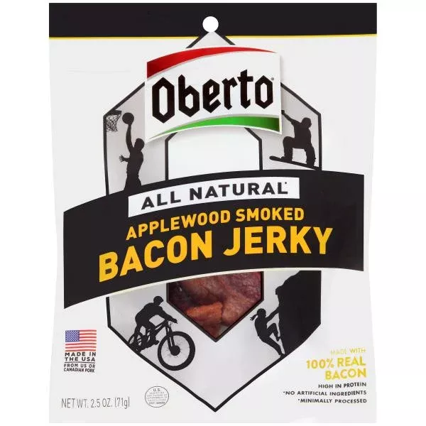 Oberto Bacon Jerky 1 Each - 8 Per Case