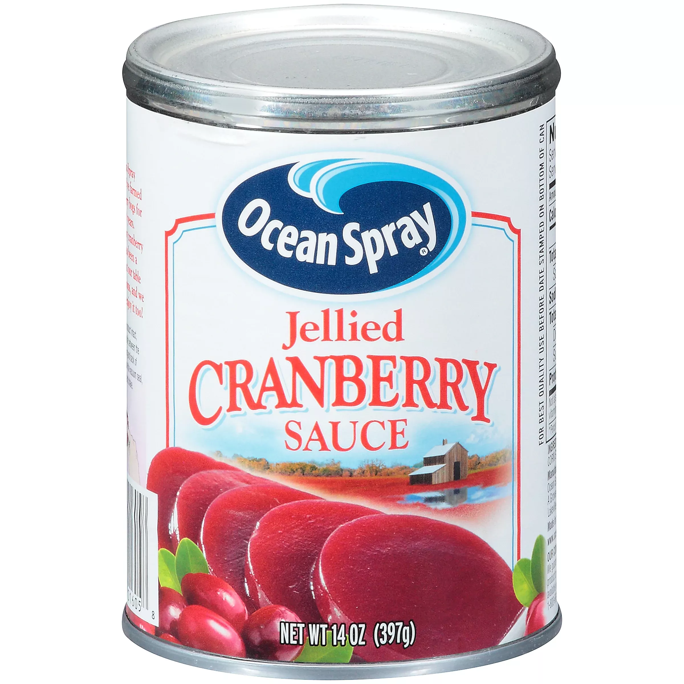 Ocean Spray Jellied Cranberry Sauce 14 Ounce Size - 24 Per Case