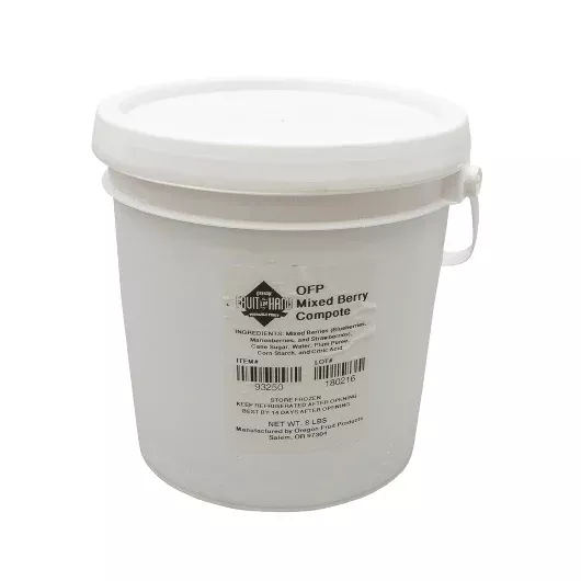 Oregon Fruit Products Mixed Berry Compote 16 Pound Each - 1 Per Case