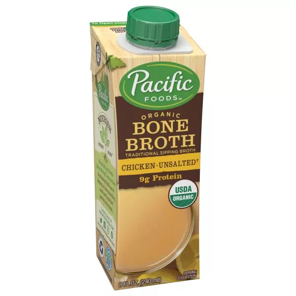 Pacific Foods Organic Chicken Bone Broth 8 Fluid Ounce - 12 Per Case