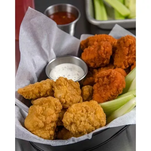 Perdue Farms Frozen Perdue Fully Cooked Hot and Spicy Breaded 3 Ounce Chicken Chunks (about 53 Pieces Total), 5 Pound, 2 Per Case