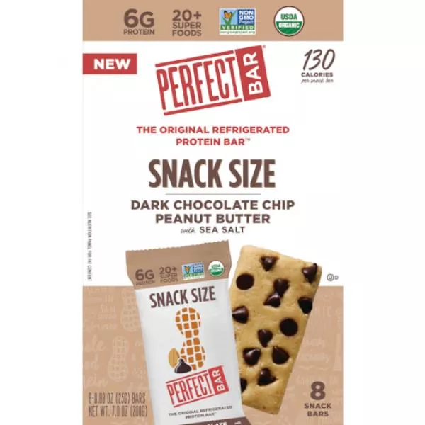 Perfect Bar Dark Chocolate Chip Peanut Butter 7 Ounce Size - 6 Per Case