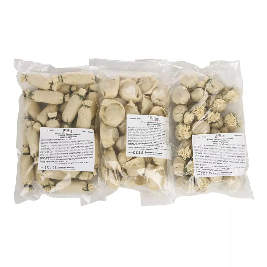 Phillips Foods Frozen Fried Dim Sum Assortment 1 Piece - 72 Per Case