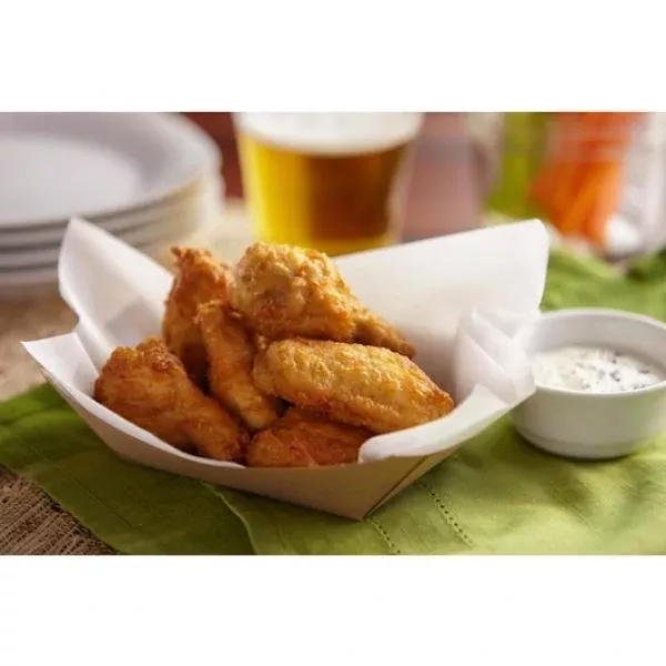 Pilgrims Pierce Chicken St & Nd Joint Seasoned Breaded Chicken Wing 7.5 Pound Each - 2 Per Case