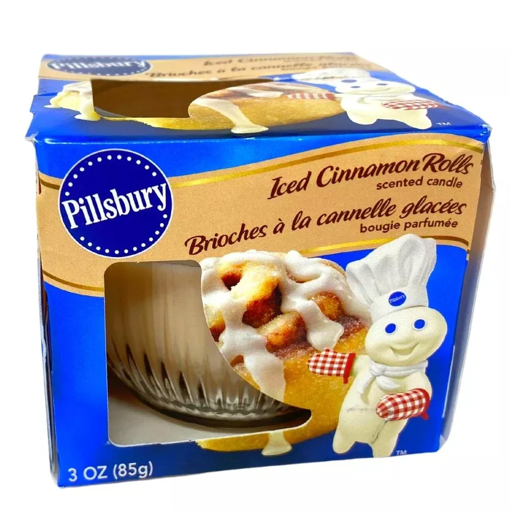 Pillsbury Scented Candle Iced Cinnamon Roll