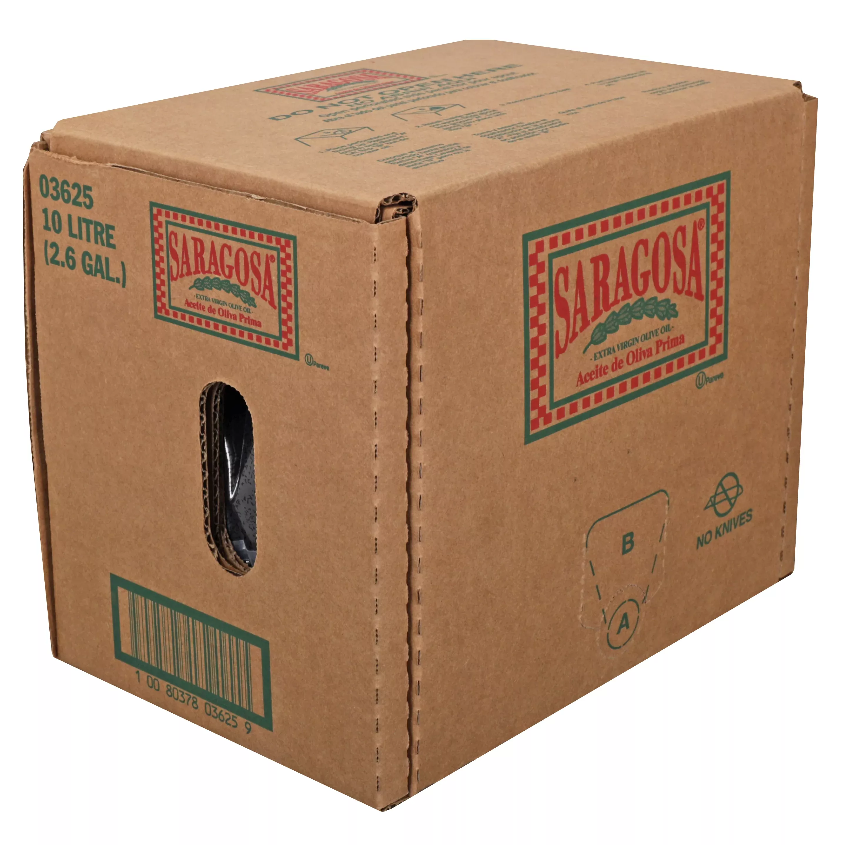 Plz Corp Saragosa Evoo Bag N Box 2.6 Gallon - 1 Per Case