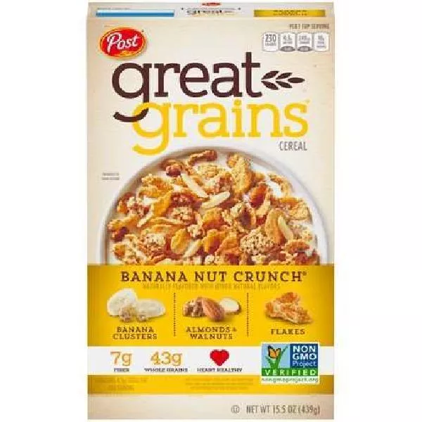 Post Consumer Brands Post Great Grains Bnc 15.5 Ounce Size - 12 Per Case