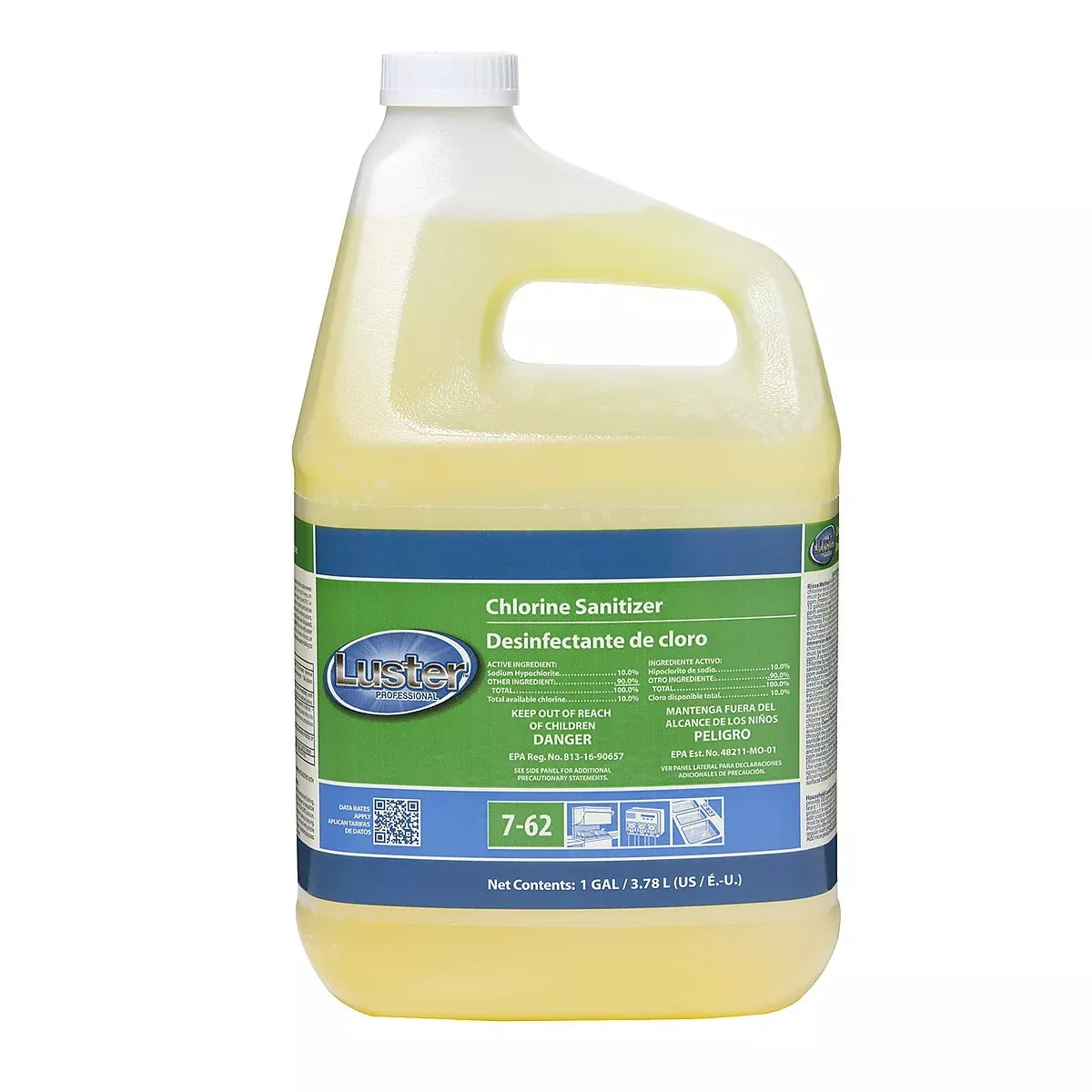 Procter & Gamble Non-foods Luster Professional Chlorine Sanitizer Concentrate Open Loop 7-62 1/5 Gallon