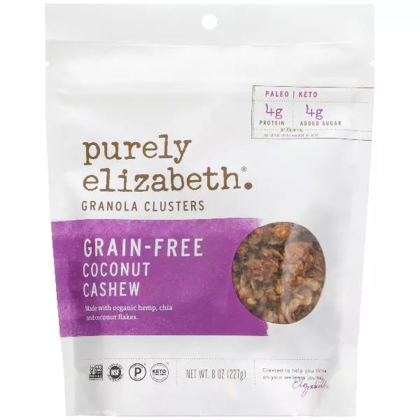 Purely Elizabeth Coconut Granola Grain Free 8 Ounce Size - 6 Per Case