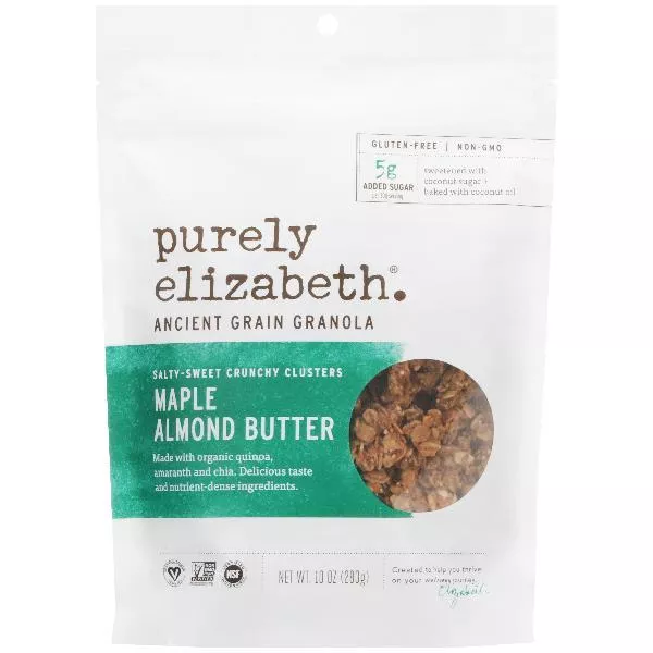 Purely Elizabeth Maple Almond Butter 10 Ounce Size - 6 Per Case