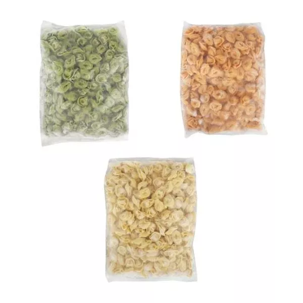Rana Meal Solutions Tri Color Cheese Tortellini 4 Pound Each - 3 Per Case