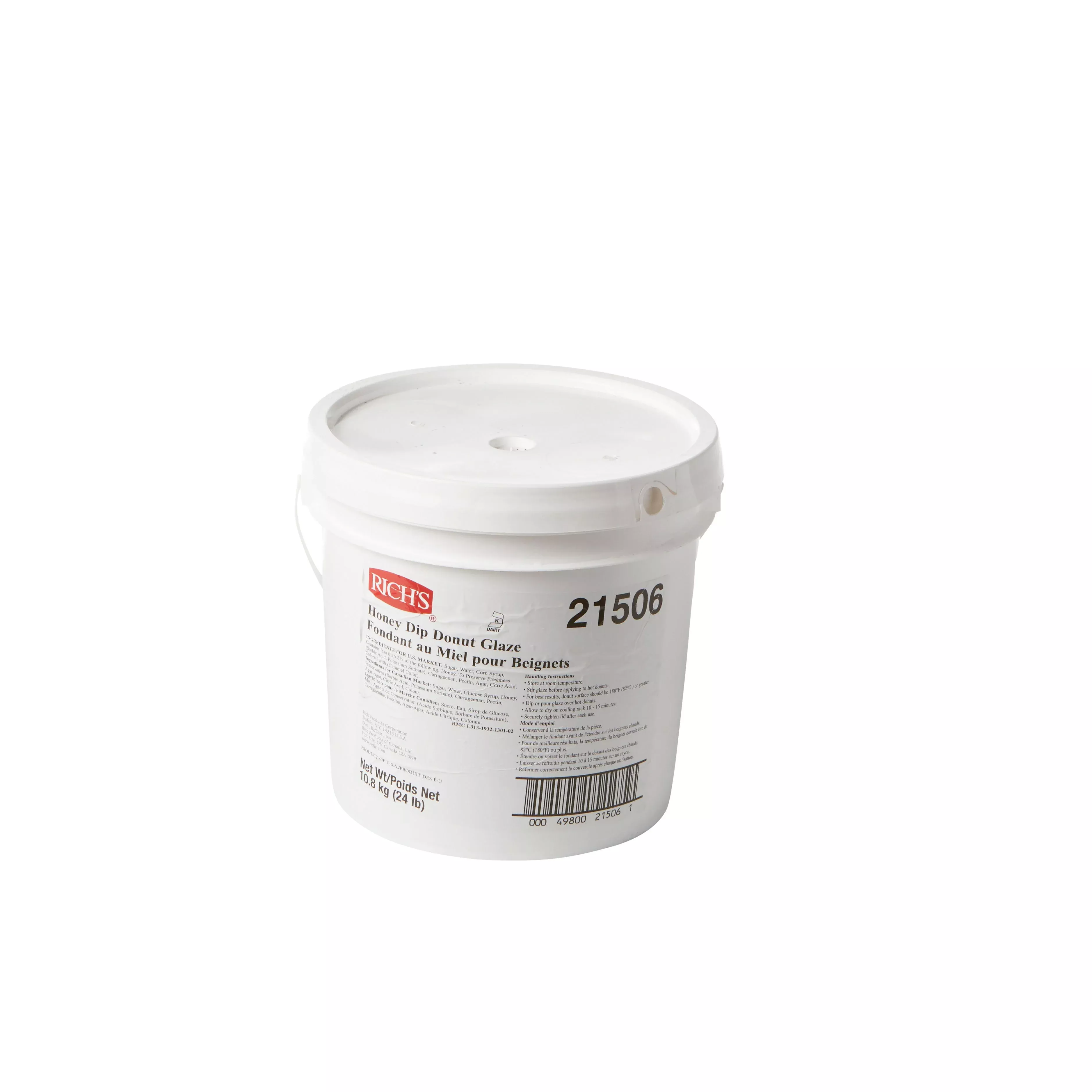 Rich Products Corporation Honey Dip Donut Glaze 24 Pound Each - 1 Per Case