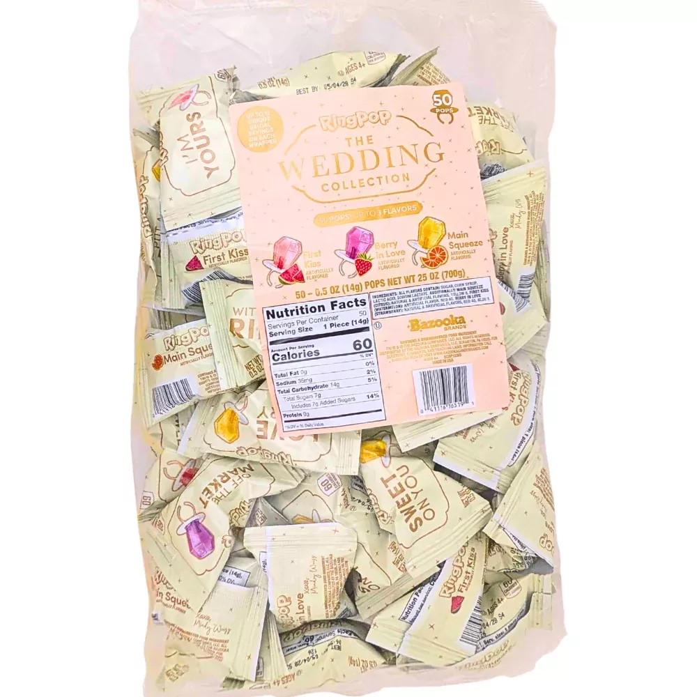 Ring Pop The Wedding Collection 50ct - 25oz