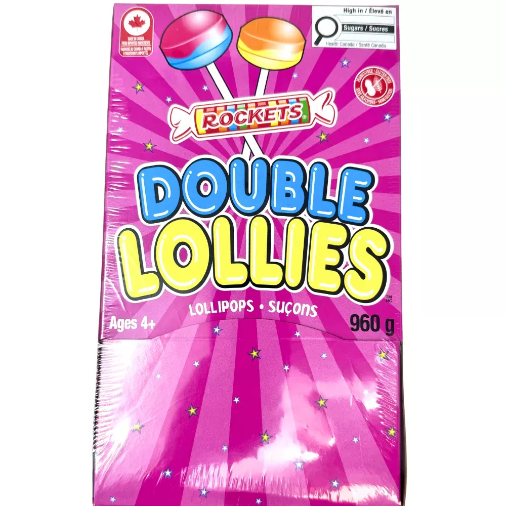 Rockets Double Lollies 120ct - 960g