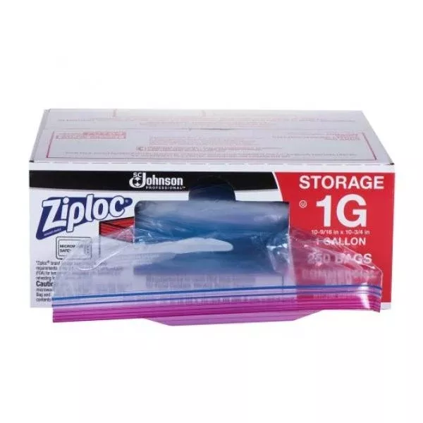 S.c. Johnson Professional Ziploc Gallon Storage Bag 1 - 250 Each - 1 Per Case