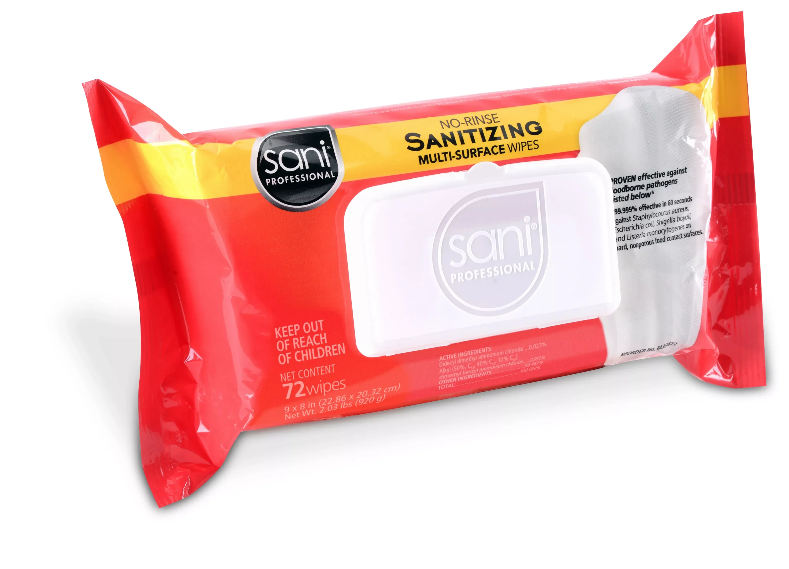 Sani Professional/nice Pak Sanitizing Multi-surface Wipes 12 - 72 Cnt - 72 Count - 12 Per Case