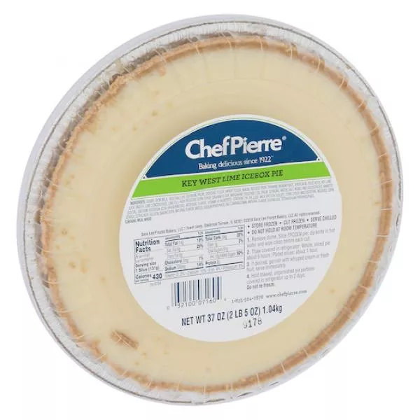 Sara Lee Bakery Chef Pierre Pie Key West Lime 10 Inch 37 Ounce Size - 6 Per Case