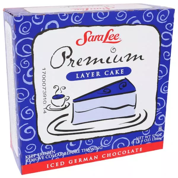Sara Lee Bakery Sara Lee Cake German Chocolate Layered 9 Inch 3.562 Pound Each - 4 Per Case