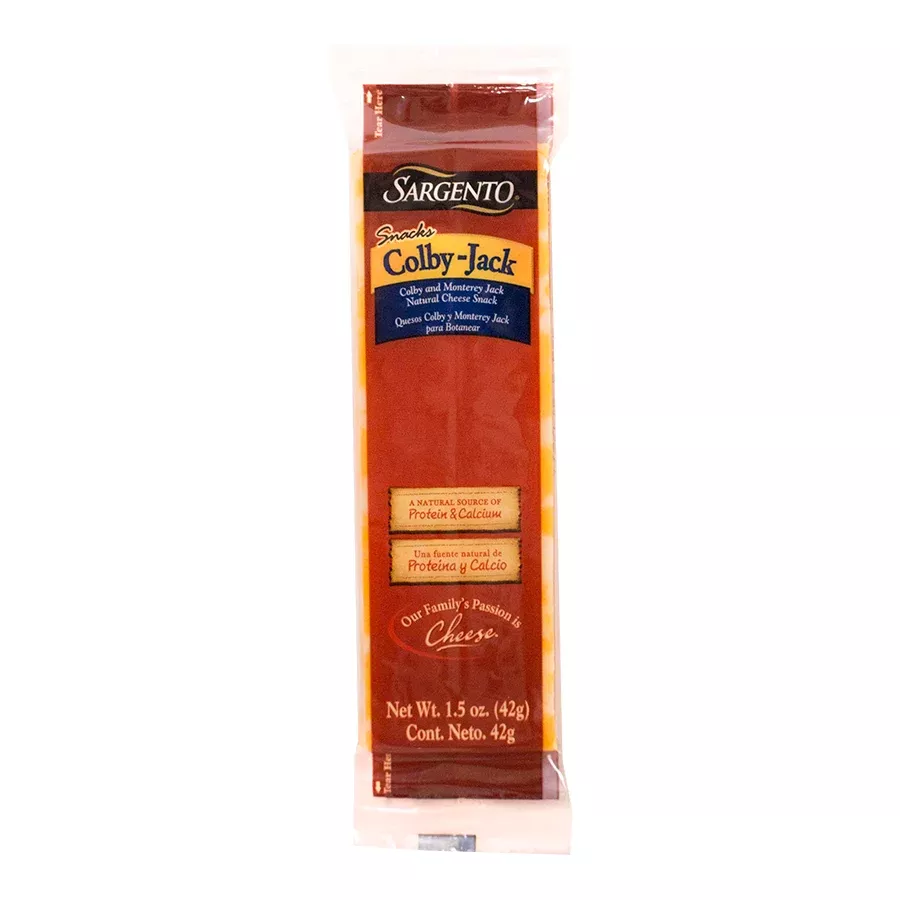 Sargento C-store Sargento Colby Jack Cheese Snack 1.5 Ounce Size - 72 Per Case