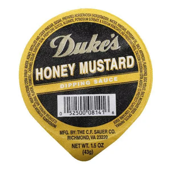 Sauer Brands Pc's Honey Mustard 1.5 Ounce Size - 120 Per Case