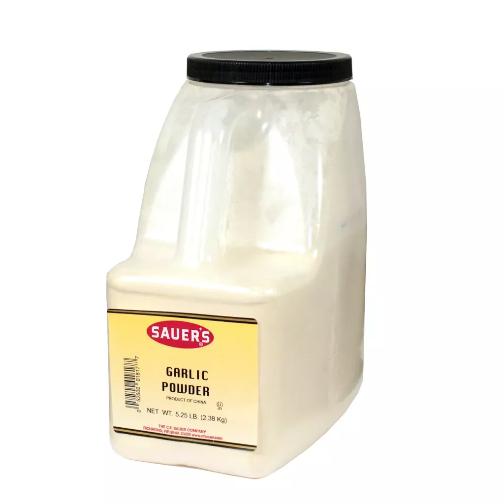 Sauer Brands Spices Garlic Powder 5.25 Pound Each - 3 Per Case
