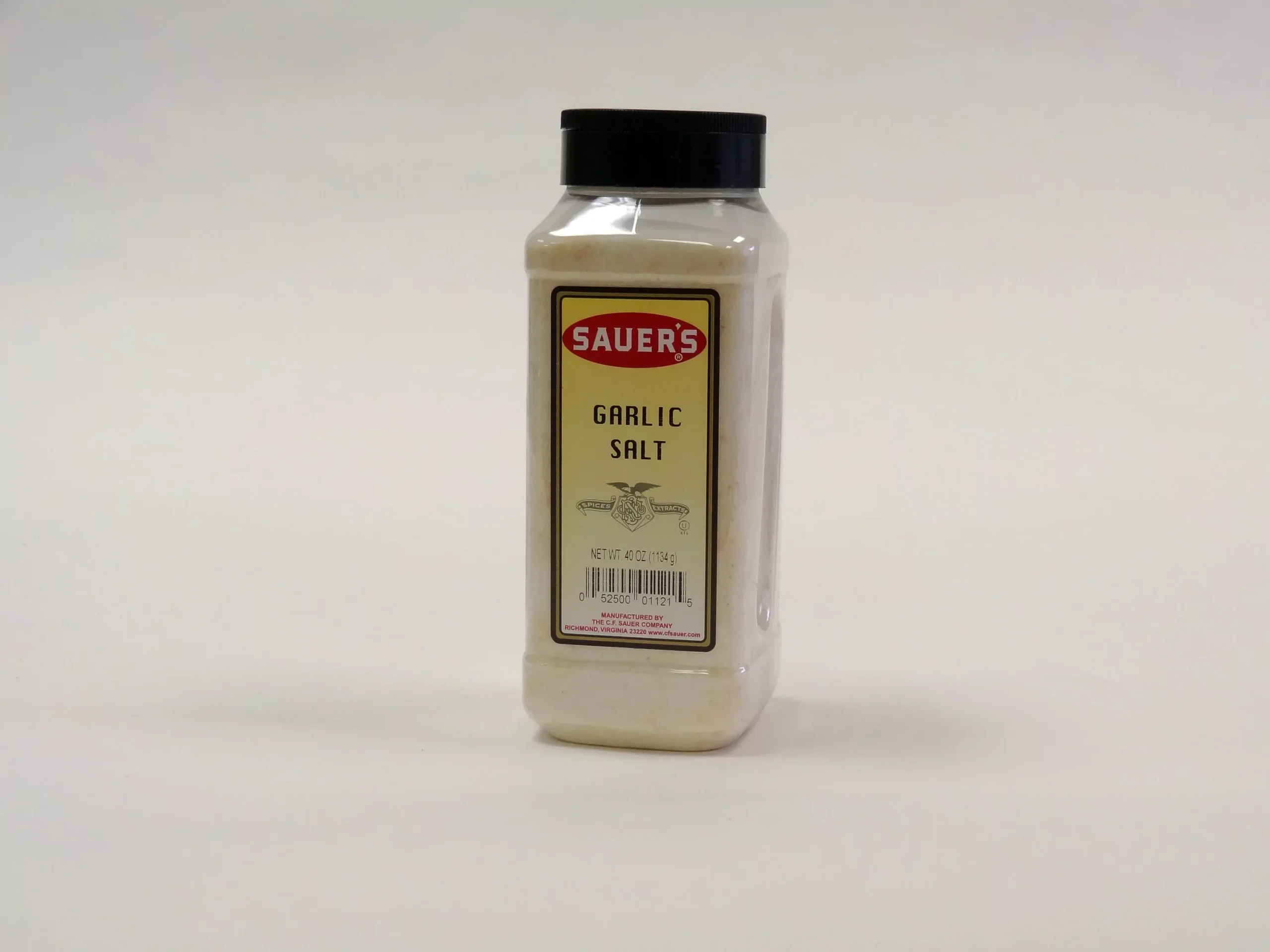 Sauer Brands Spices Garlic Salt 40 Ounce Size - 6 Per Case