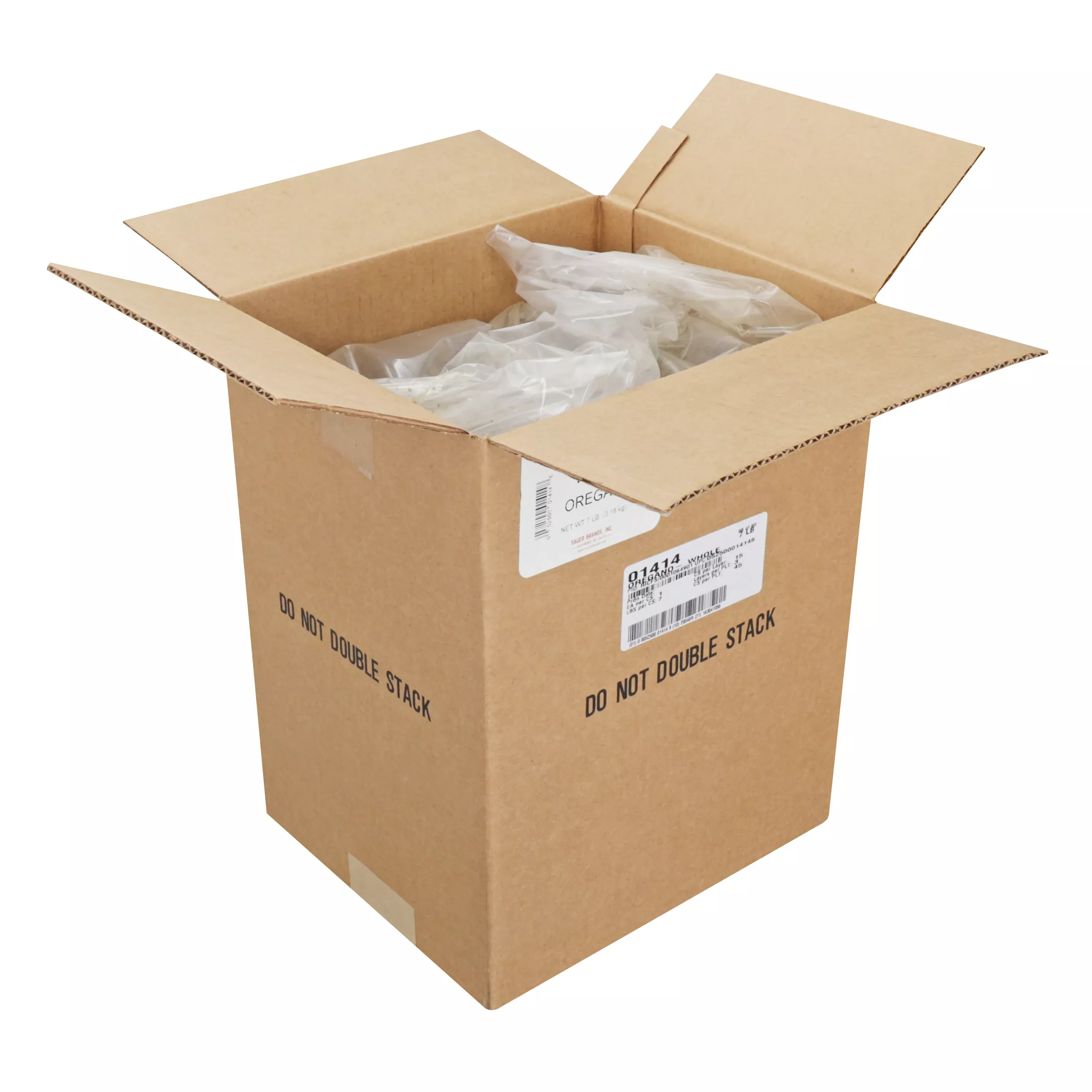 Sauer Brands Spices Oregano Whole 7 Pound Each - 1 Per Case