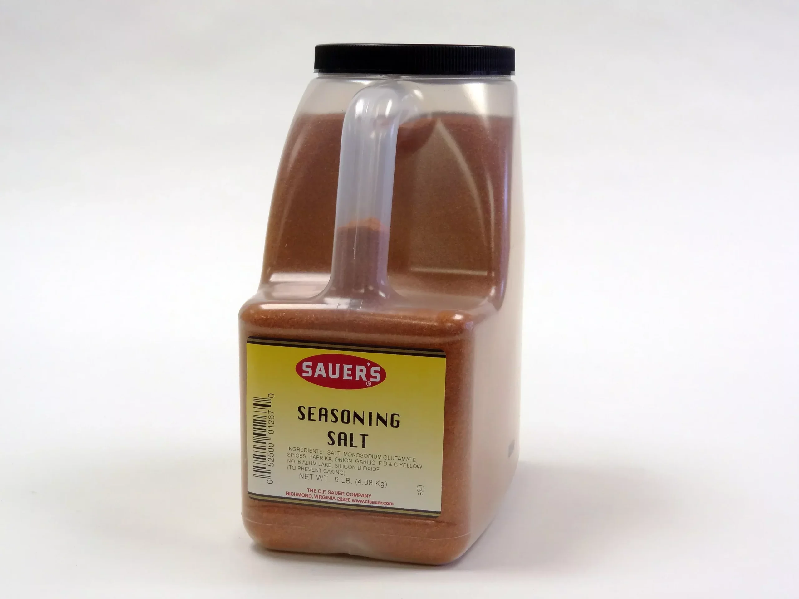 Sauer Brands Spices Seasoning Salt 9 Pound Each - 3 Per Case