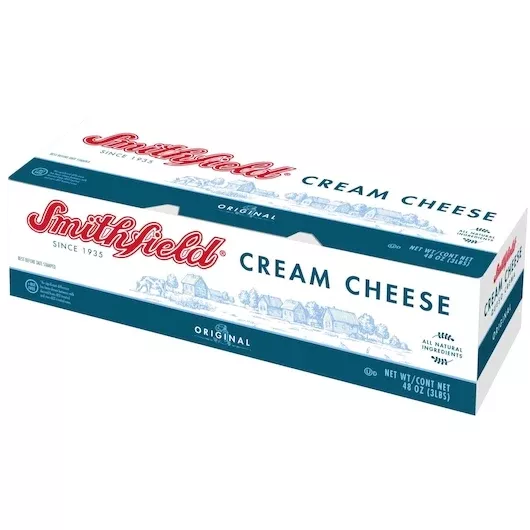 Savencia Smithfield Cream Cheese 3 Pound Each - 10 Per Case