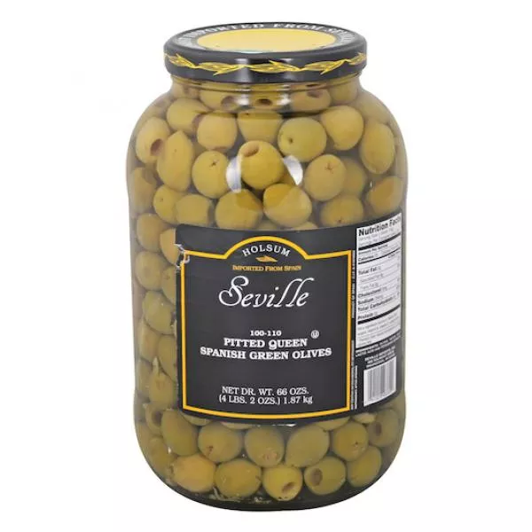 Savor Imports Pitted Queen Olives Ga 1 Gallon - 4 Per Case