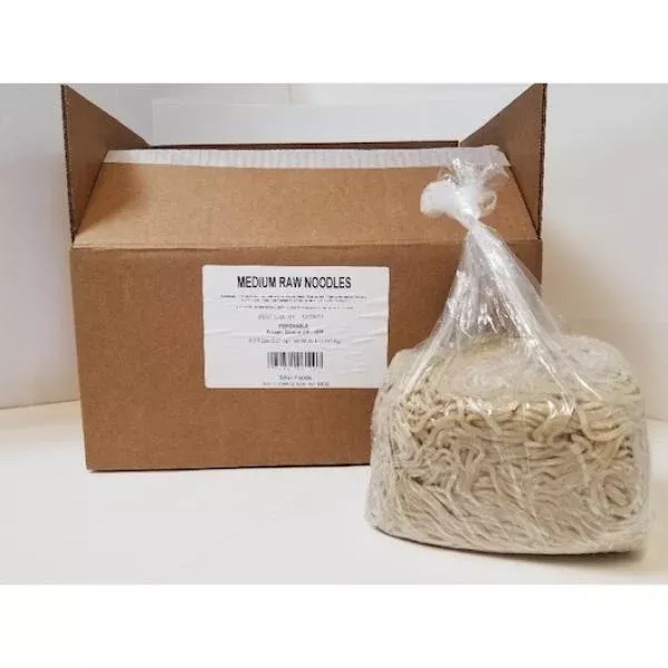 Savr Foods Frozen Savr Medium Raw Noodles 5 Pound Each - 6 Per Case
