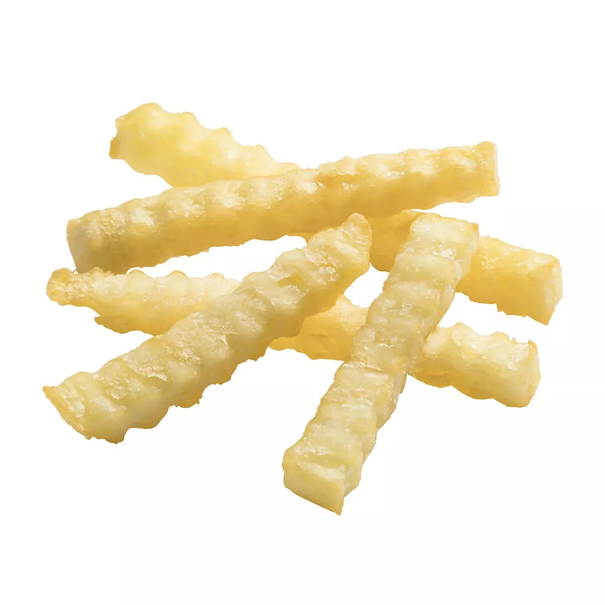 Simplot Frozen Simplot Conquest Delivery 6 Inch Clear Coatedcrinkle Cut Fries 5 Pound Each - 6 Per Case