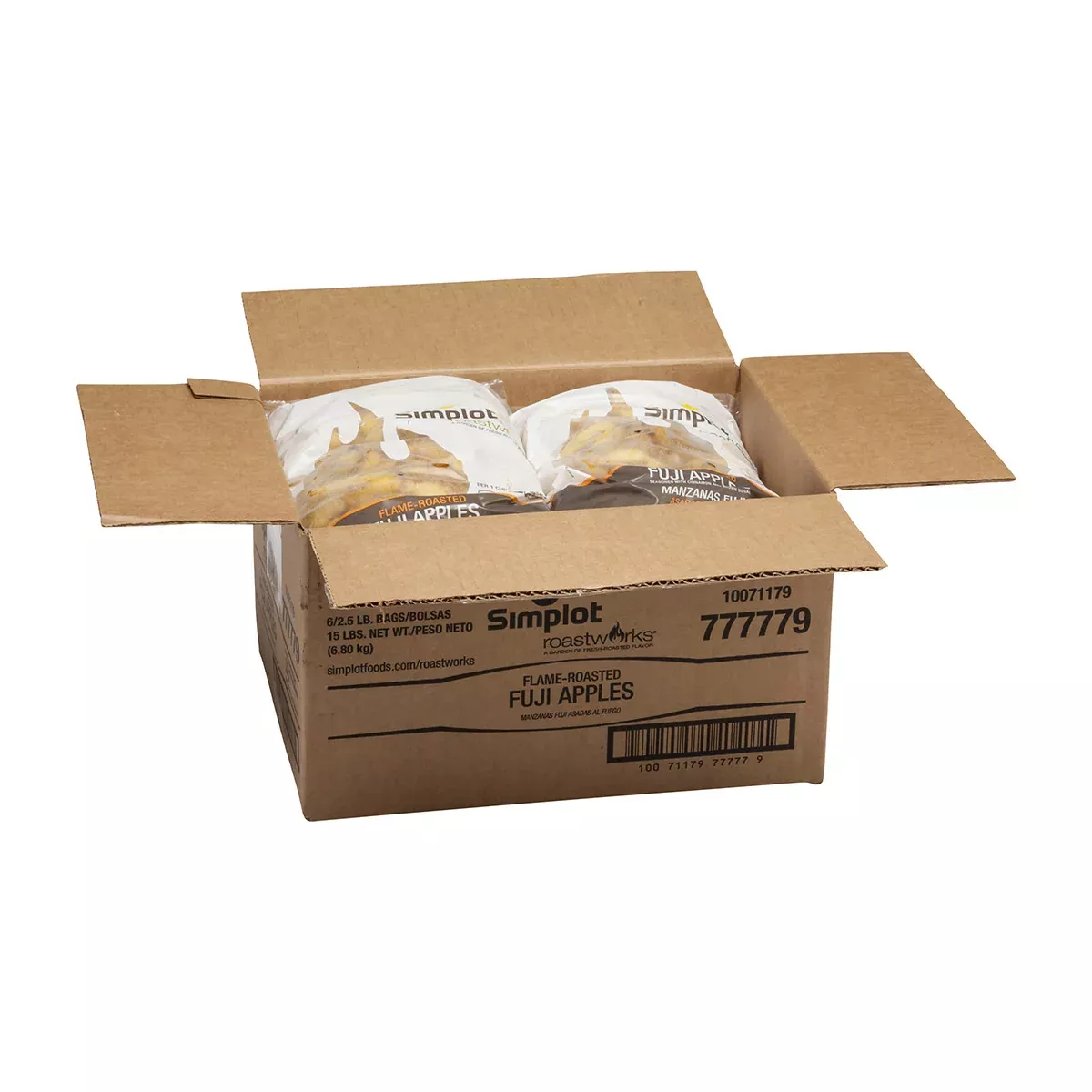Simplot Frozen Simplot Roastworks Rte Flame Roasted Fuji Apples 2.5 Pound Each - 6 Per Case