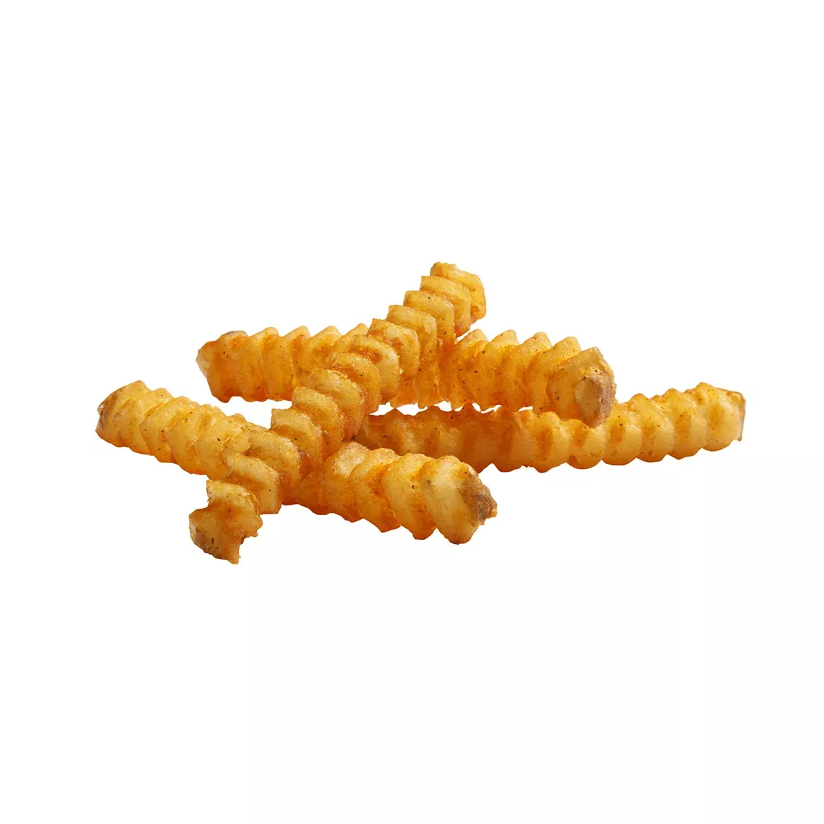 Simplot Frozen Simplot Seasonedcrisp Delivery 2 Inch Savory Battered Deep V 8 Crinkle Cut Fries Skin On 5 Pound Each - 6 Per Case