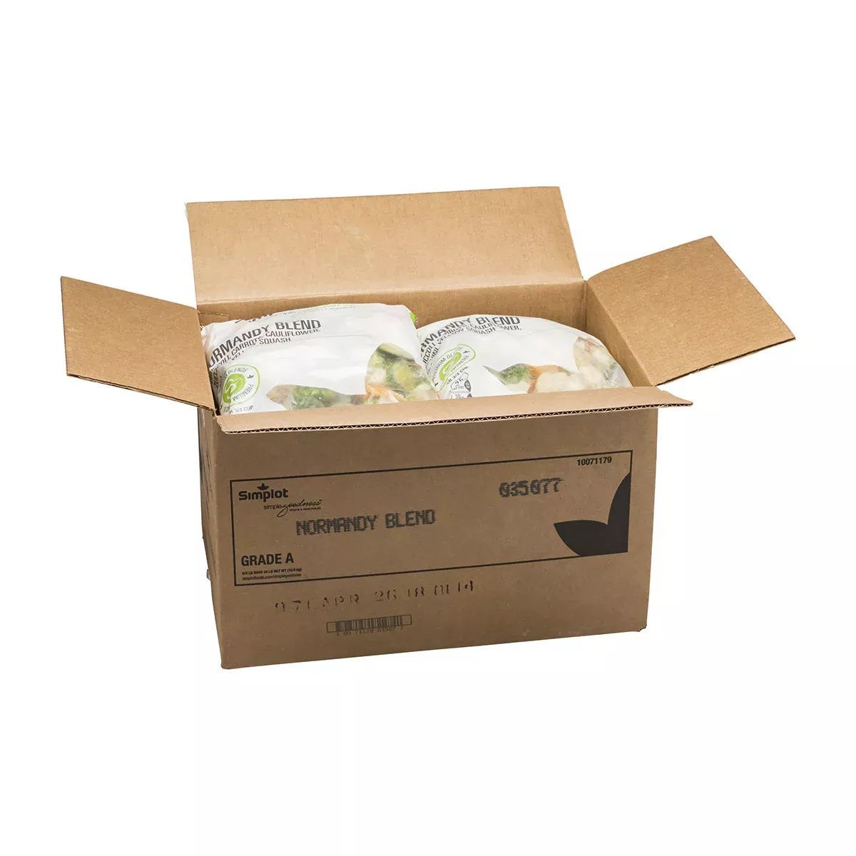 Simplot Frozen Simplot Simple Goodness Classic Vegetables Normandy Vegetable Blend 3 Pound Each - 8 Per Case