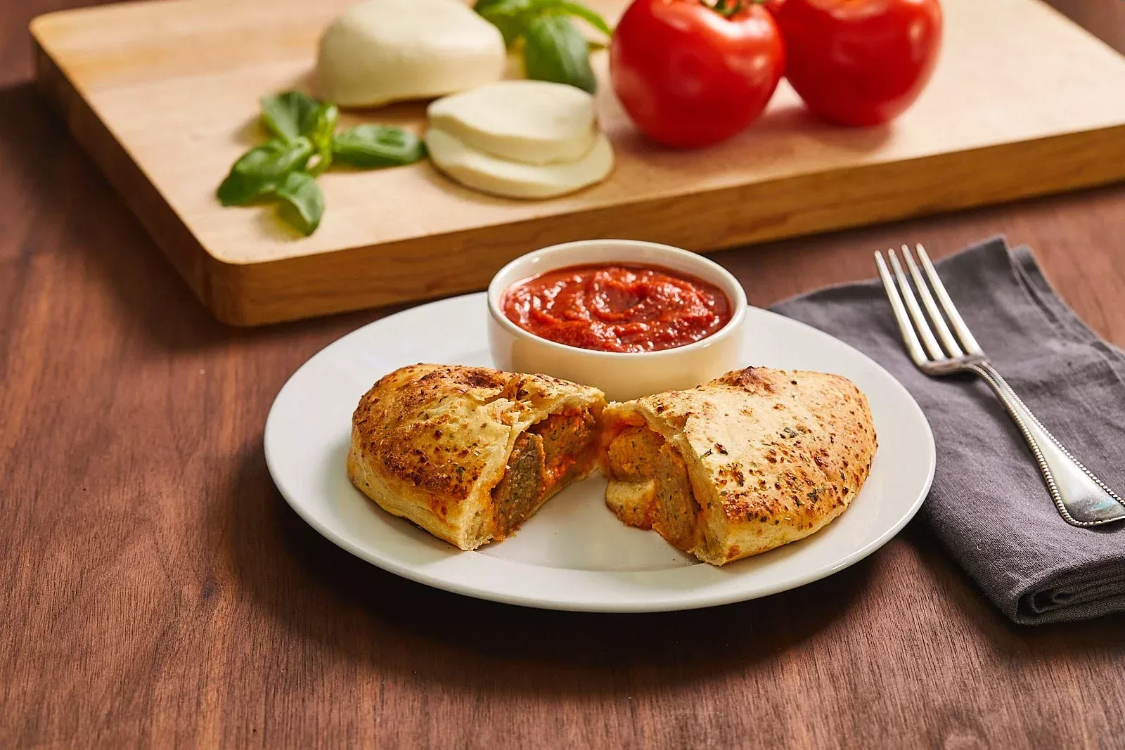 Smithfield Frozen Meatball Calzone 6 Ounce Size - 12 Per Case
