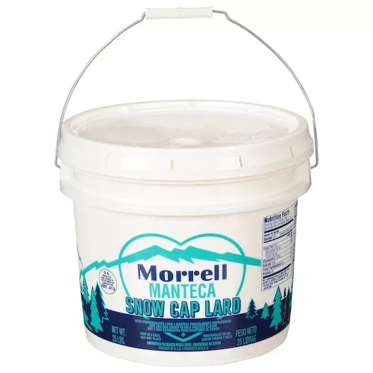 Smithfield Refrigerated John Morrell Snow Cap Lard 25 Pound Each - 1 Per Case