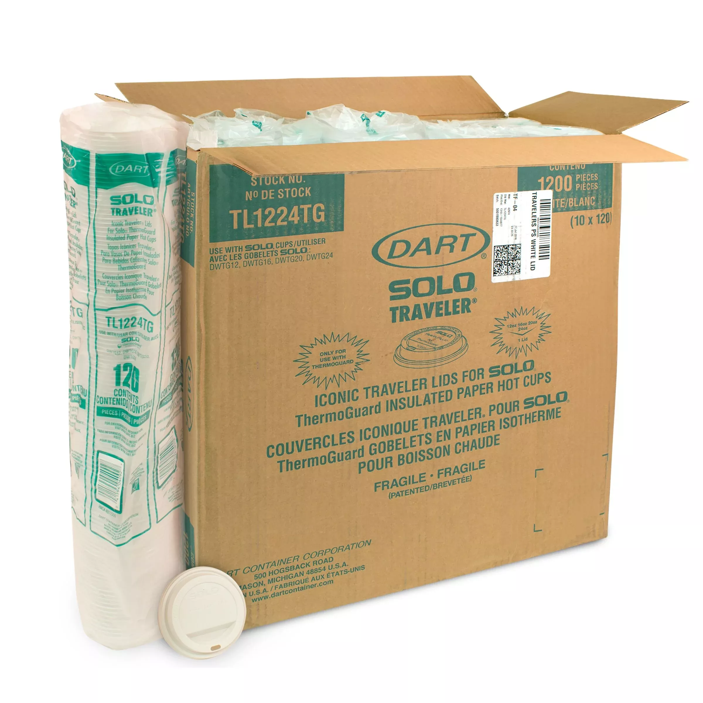Smucker Beverage 12 16 20 Ounce Lid Paper Cup 1200 Count