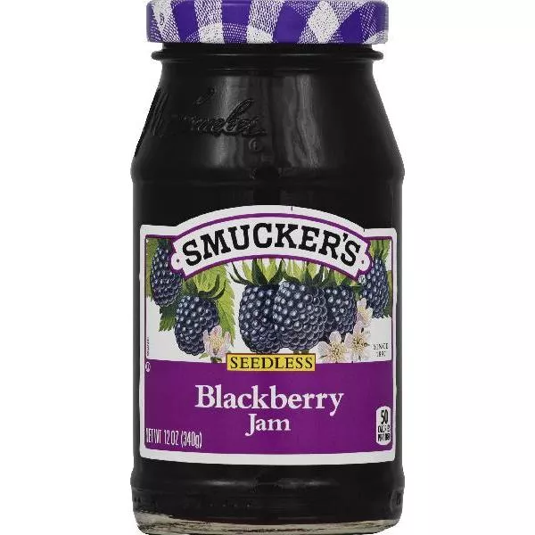 Smucker Food Smucker Seedless Blackberry Jam 12 Ounce Size - 9 Pound Per Case