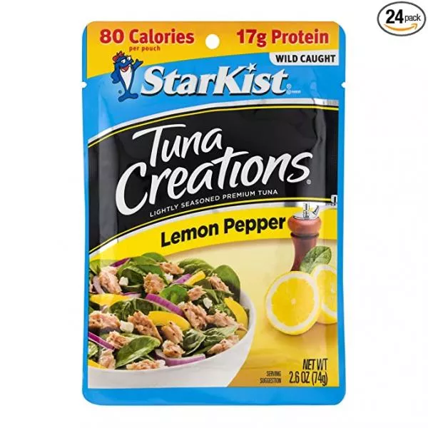 Starkist Tuna Lemon Pepper 2.6 Ounce Size - 24 Per Case