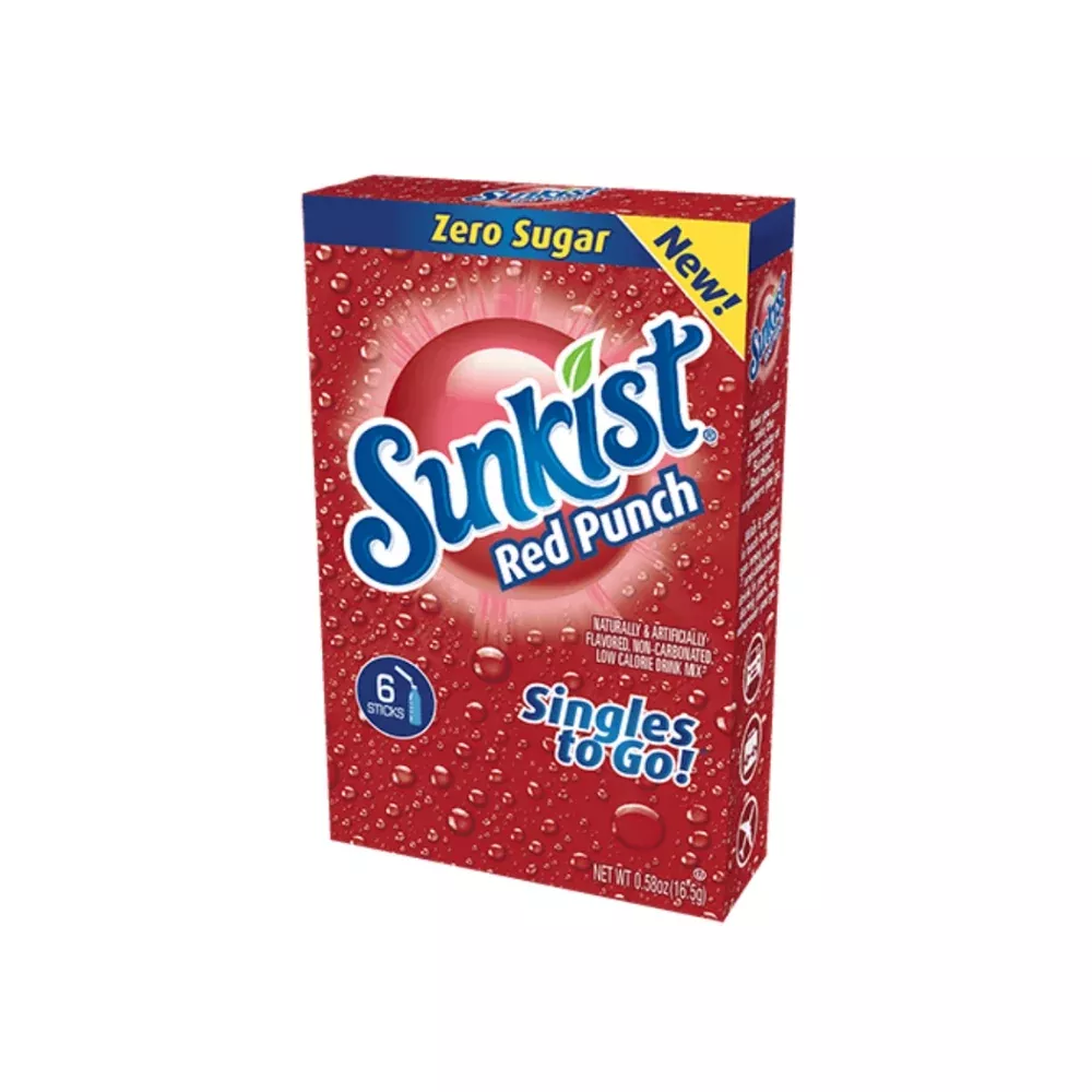 Sunkist Red Punch Singles To Go
